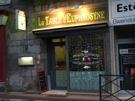 La Table D'euphrosyne
